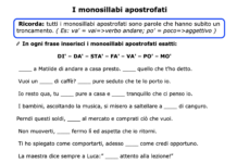 Italiano quinta elementare