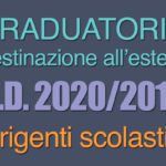 Graduatorie dei dirigenti scolastici da inviare in servizio all’estero