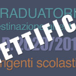 RETTIFICA – Graduatorie dei dirigenti scolastici da inviare in servizio all’estero